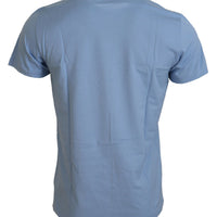 Dolce & Gabbana Elegant Light Blue Cotton Tee