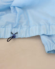 Dolce & Gabbana Elegant Hooded Blue Jacket - Full Zipper Closure