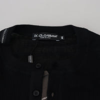 Dolce & Gabbana Elegant Black Cashmere Pullover Sweater