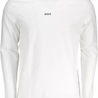 Hugo Boss White Cotton Men T-Shirt