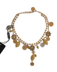 Dolce & Gabbana Elegant Gold-Plated Statement Necklace