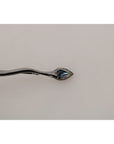 Dolce & Gabbana Elegant Crystal-Embellished Silver Brooch