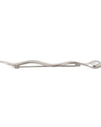Dolce & Gabbana Elegant Crystal-Embellished Silver Brooch Pin
