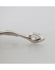 Dolce & Gabbana Elegant Crystal-Embellished Silver Brooch Pin