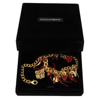 Dolce & Gabbana Opulent Multicolor Crystal Statement Necklace