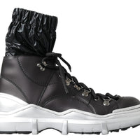 Dolce & Gabbana Black High Top Sneaker Bootie