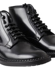 Dolce & Gabbana Elegant Black Leather Men's Boots