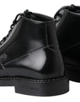 Dolce & Gabbana Elegant Black Leather Men's Boots