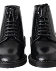 Dolce & Gabbana Elegant Black Leather Men's Boots