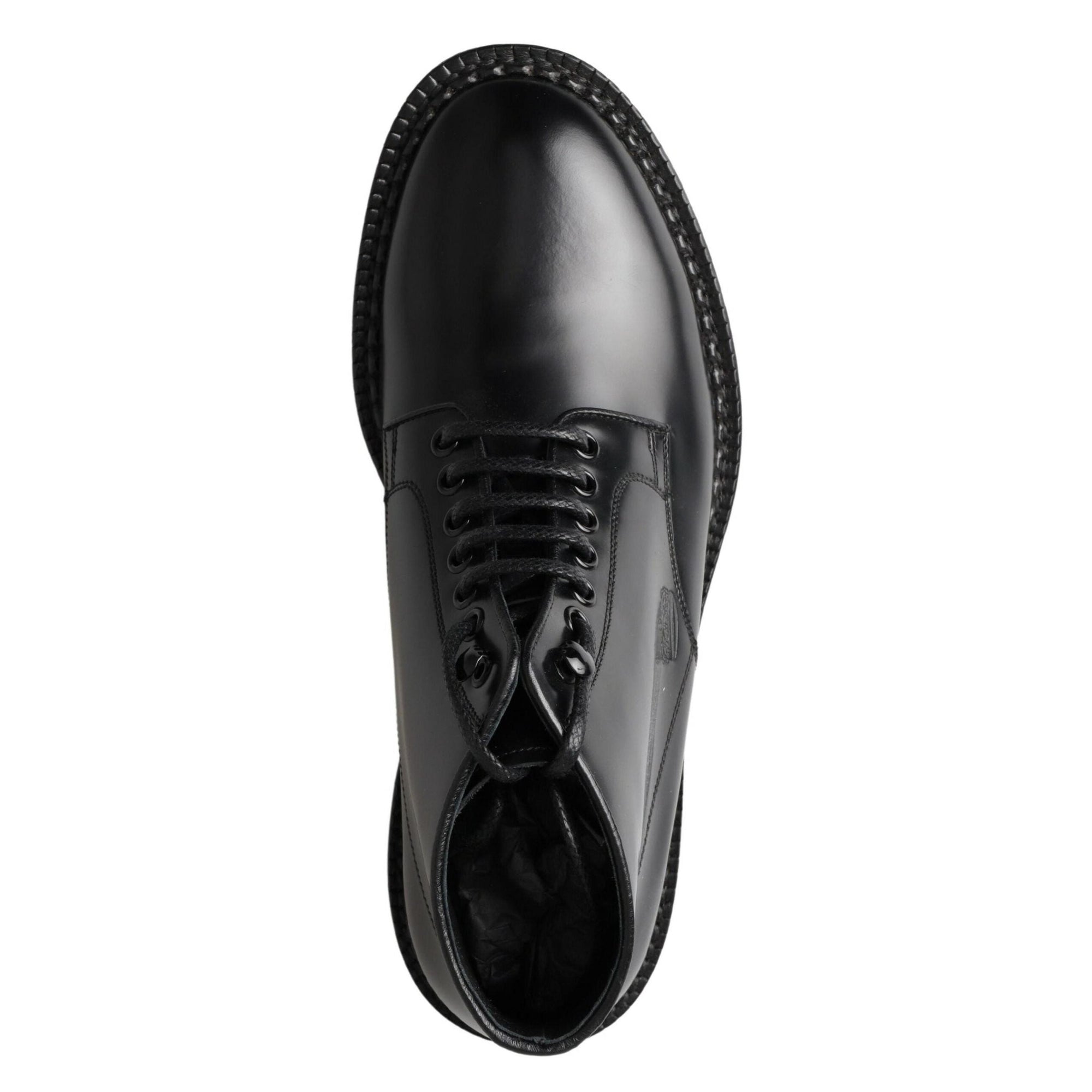 Dolce &amp; Gabbana Elegant Black Leather Men&#39;s Boots