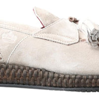 Dolce & Gabbana Elegant Ivory Leather Espadrilles