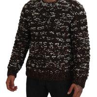 Dolce & Gabbana Elegant Bronze Knit Pullover Sweater