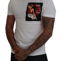 Dolce & Gabbana Elegant White Crewneck Cotton T-Shirt