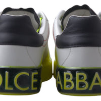 Dolce & Gabbana Sleek Portofino Low Top Leather Sneakers