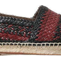 Dolce & Gabbana Elegant Woven Leather Espadrilles