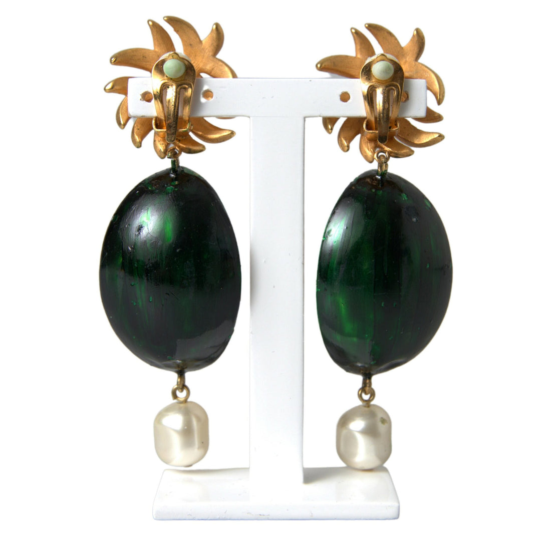 Dolce & Gabbana Radiant Red Watermelon Clip-On Earrings