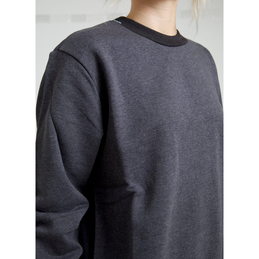 Dolce & Gabbana Elegant Dark Gray Crew Neck Sweater