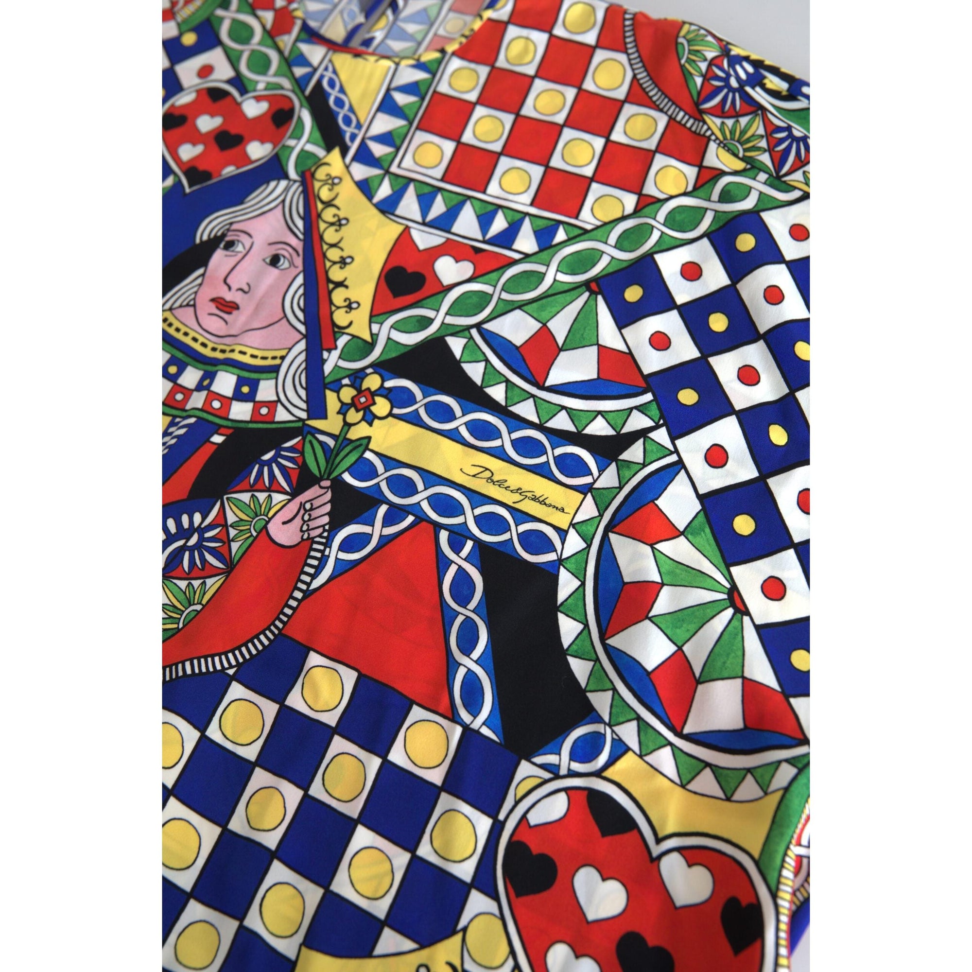 Dolce &amp; Gabbana Elegant Multicolor Silk Blouse