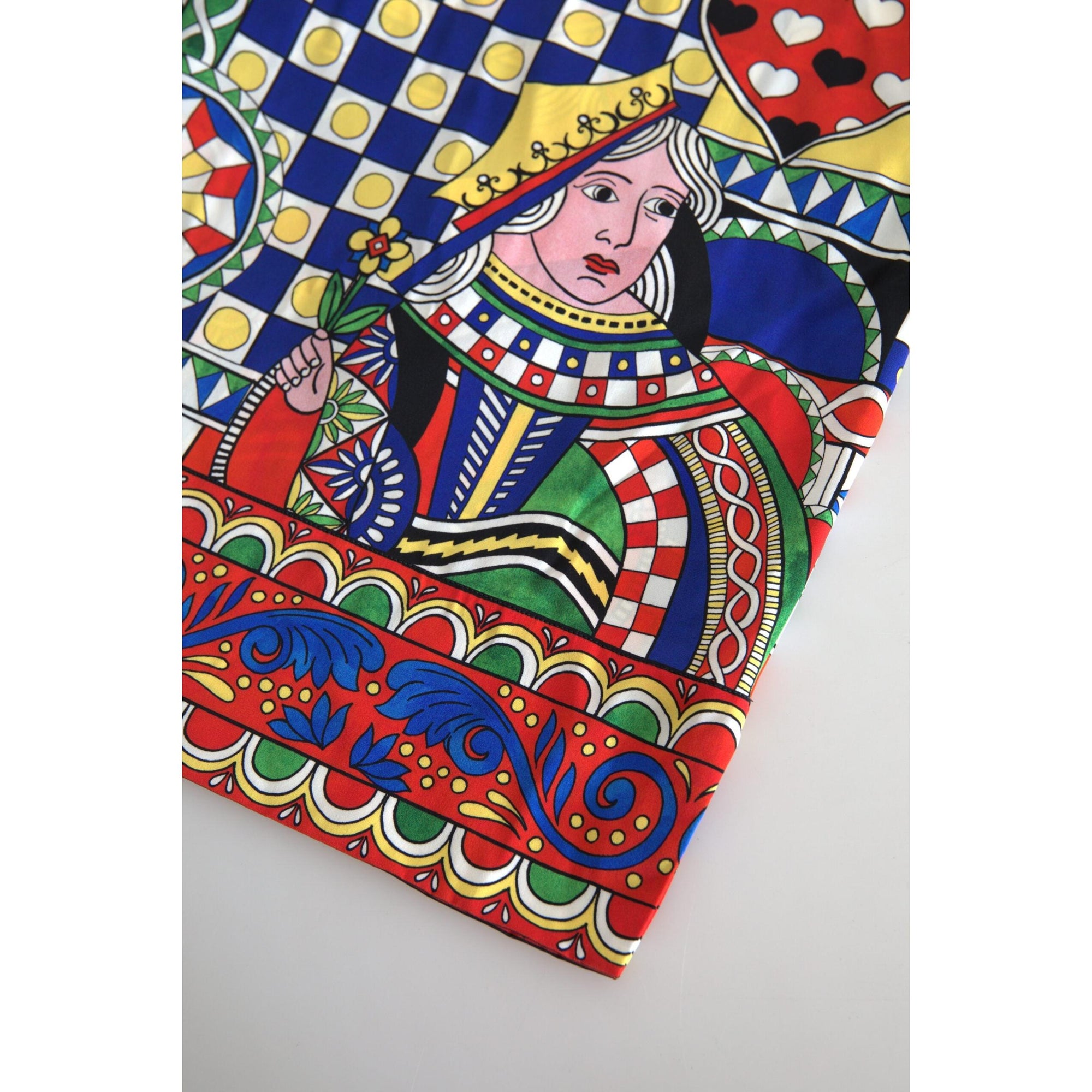 Dolce &amp; Gabbana Elegant Multicolor Silk Blouse
