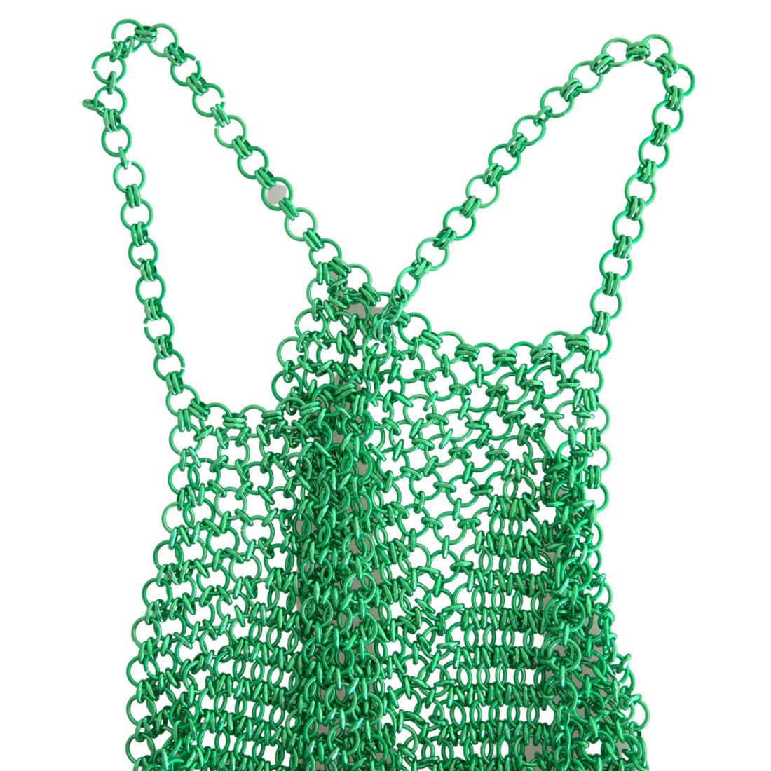 Dolce & Gabbana Emerald Halter Cropped Tank Top