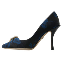 Dolce & Gabbana Elegant Blue Crystal Embellished Pumps