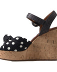 Dolce & Gabbana Chic Polka-Dotted Ankle Strap Wedges