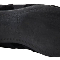 Dolce & Gabbana Exquisite Black Vintage Loafers for Men