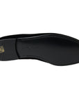 Dolce & Gabbana Elegant Velvet Black Loafers for Men
