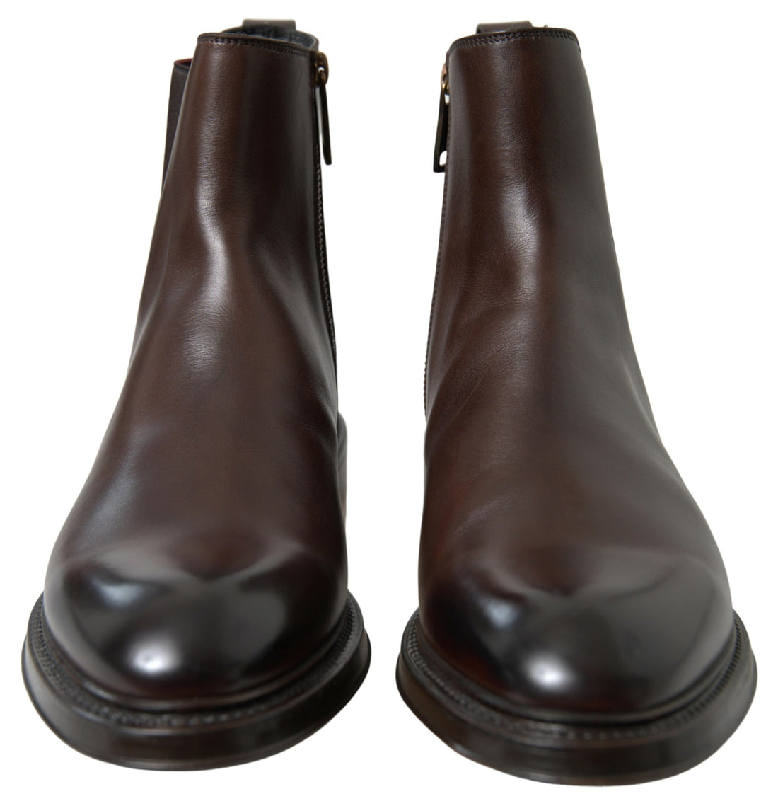 Dolce & Gabbana Elegant Leather Chelsea Boots