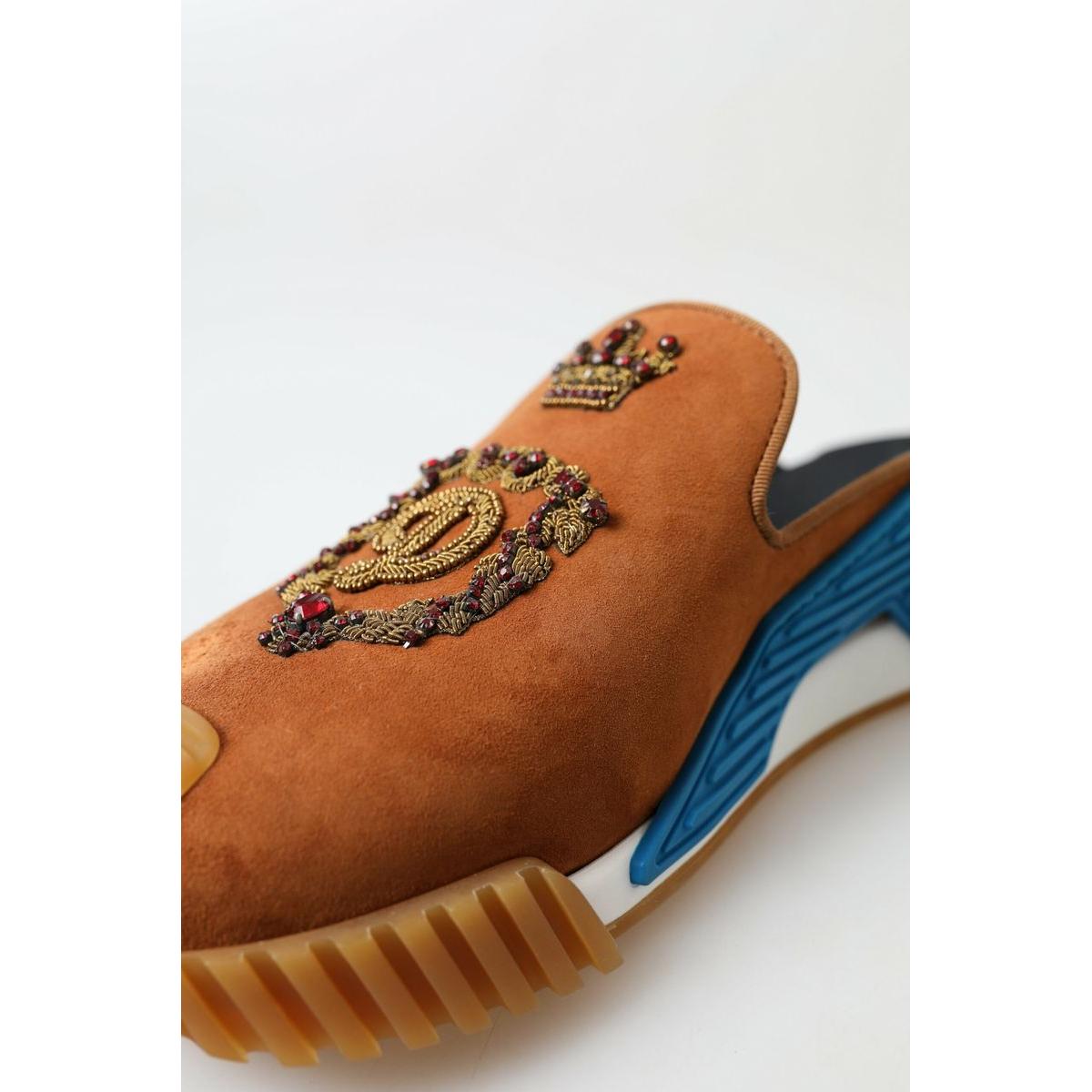 Dolce &amp; Gabbana Elegant Multicolor NS1 Slide Sandals