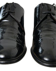 Dolce & Gabbana Elegant Black Patent Leather Formal Men's Shoes