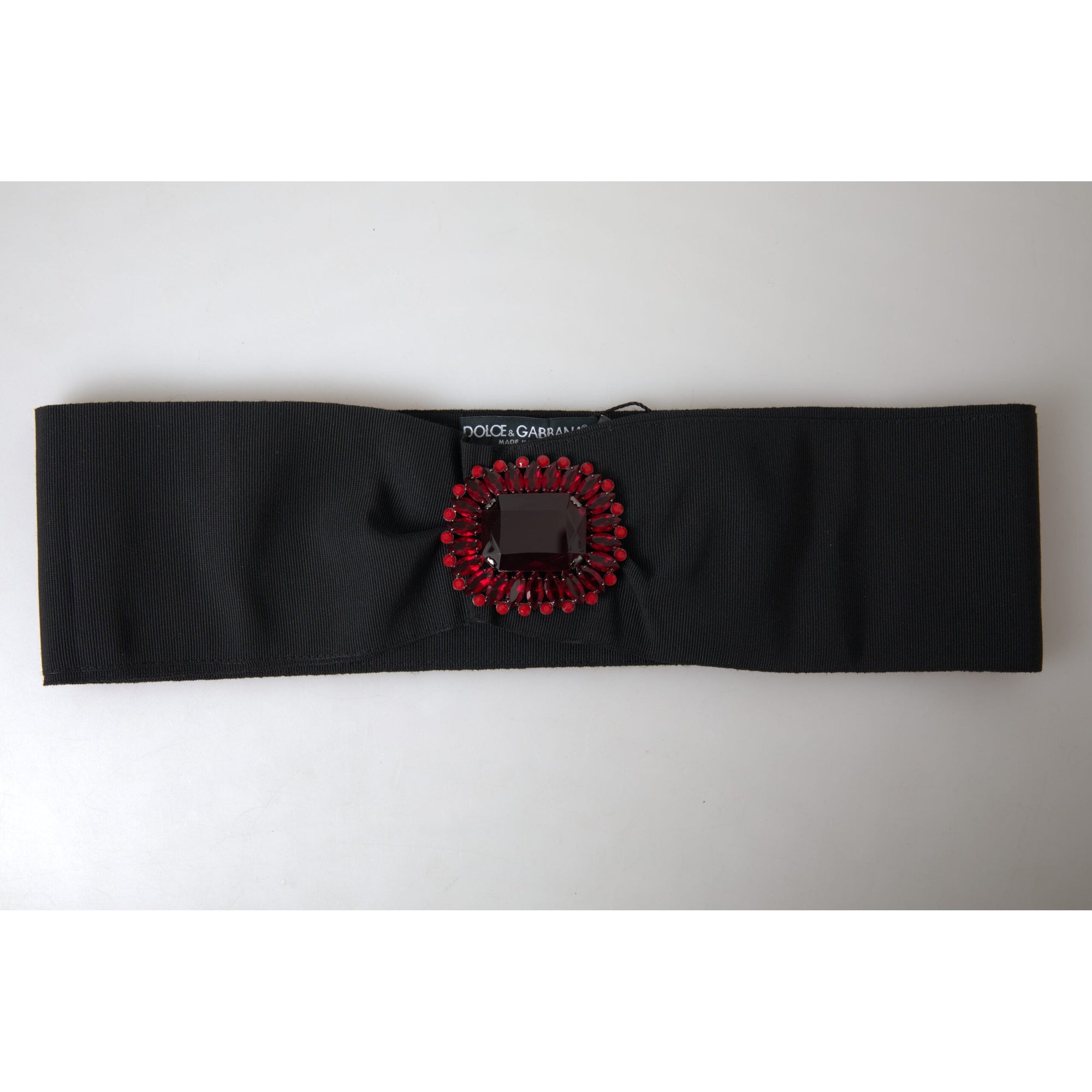 Dolce &amp; Gabbana Exquisite Embellished Black Belt