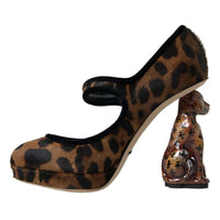 Dolce & Gabbana Elegant Leopard Heel Pumps for Chic Sophistication