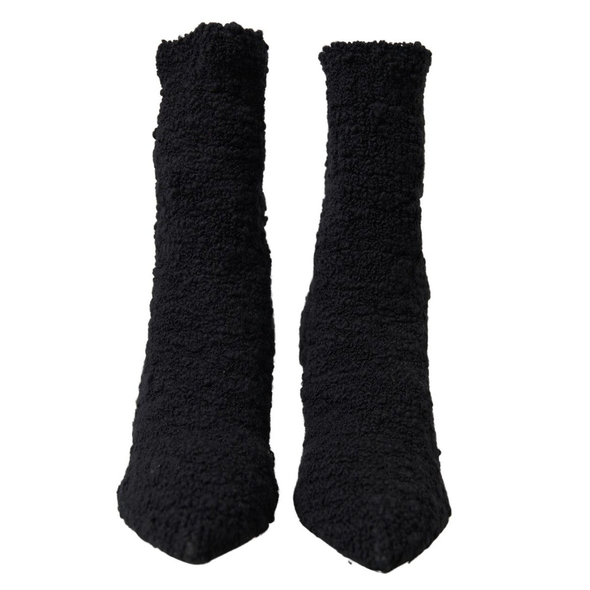 Dolce &amp; Gabbana Elegant Virgin Wool Mid Calf Boots