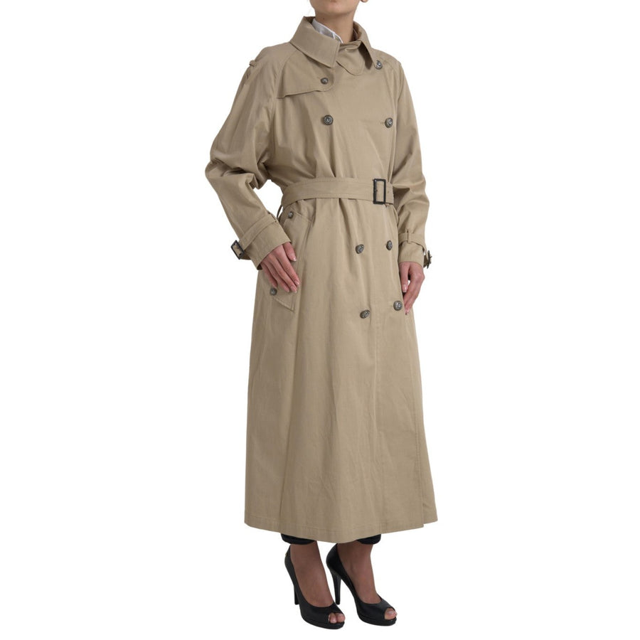 Dolce & Gabbana Elegant Double Breasted Trench Coat