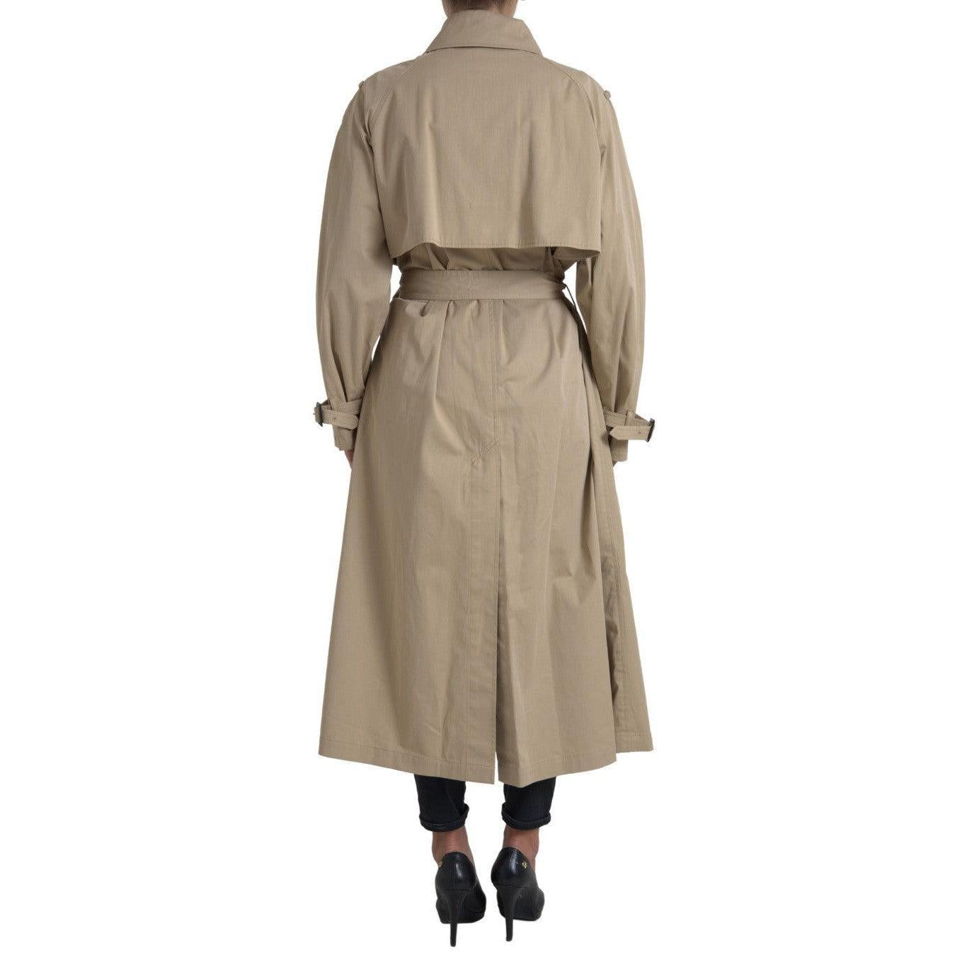 Dolce &amp; Gabbana Elegant Double Breasted Trench Coat
