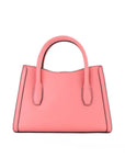 Michael Kors Gabby Small Tea Rose Faux Leather Top Zip Satchel Crossbody Bag