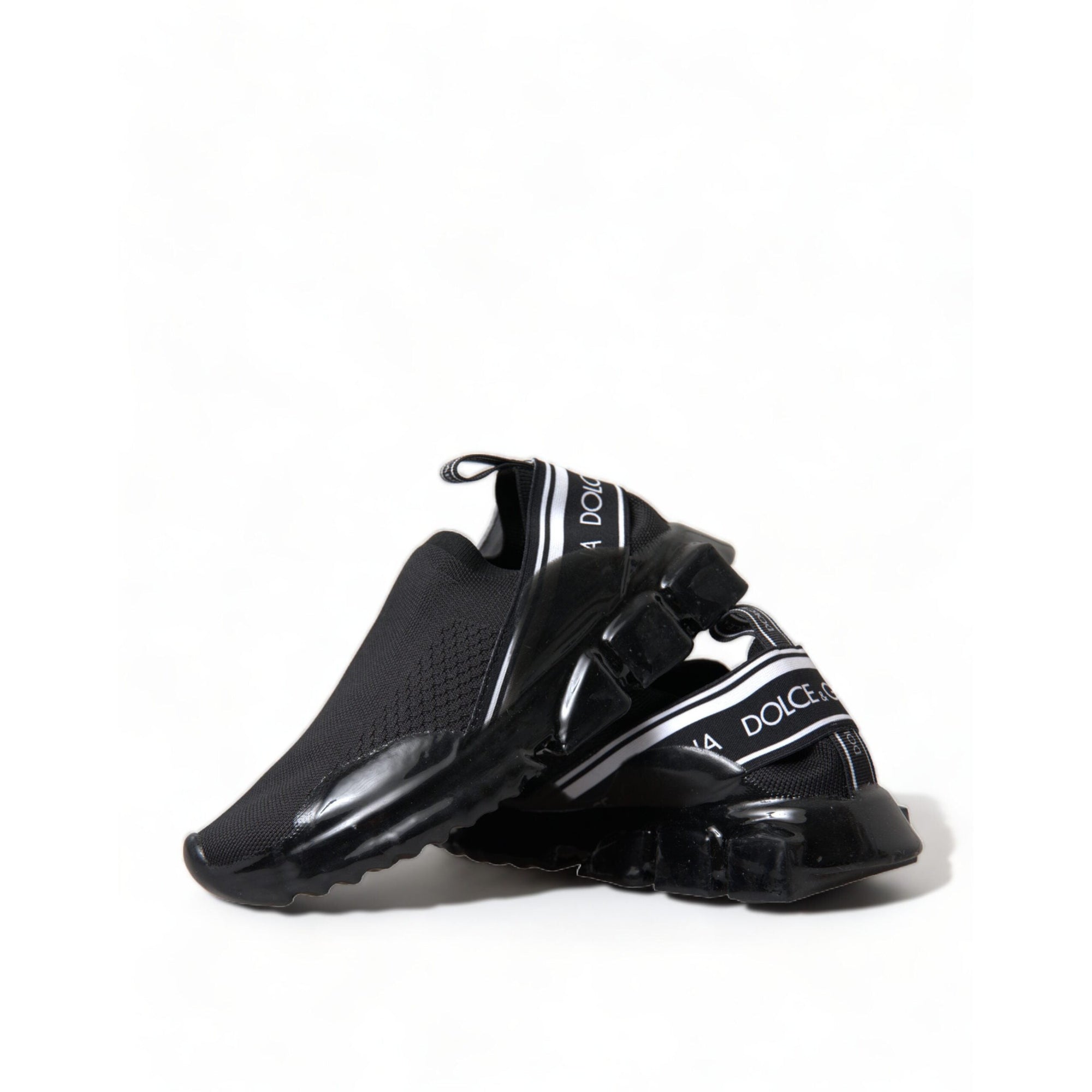 Dolce &amp; Gabbana Chic Monochrome Sorrento Sneakers