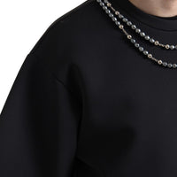 Dolce & Gabbana Embellished Neckline Casual T-Shirt