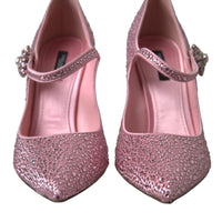 Dolce & Gabbana Enchanting Pink Crystal Pumps