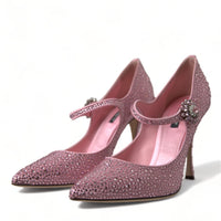 Dolce & Gabbana Enchanting Pink Crystal Pumps