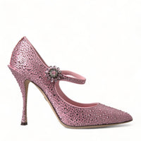 Dolce & Gabbana Enchanting Pink Crystal Pumps