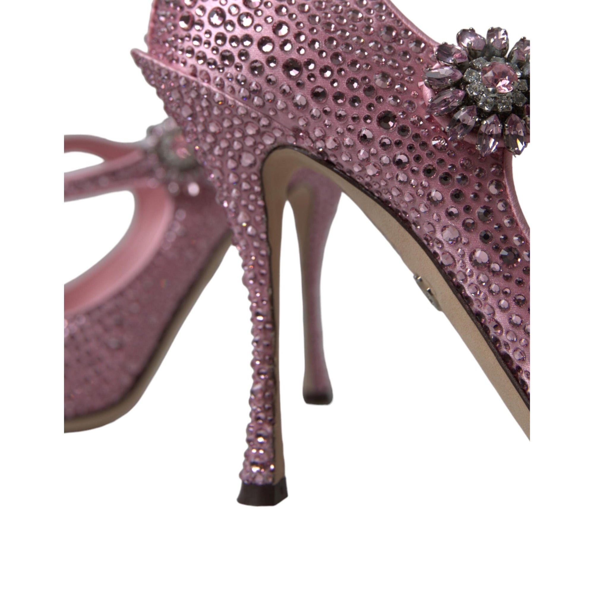 Dolce &amp; Gabbana Enchanting Pink Crystal Pumps