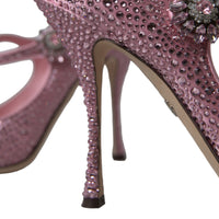 Dolce & Gabbana Enchanting Pink Crystal Pumps