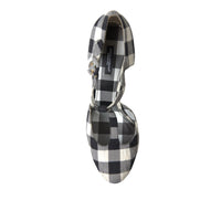 Dolce & Gabbana Chic Gingham T-Strap Pumps: Timeless Mary Jane Heels