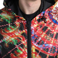 Dolce & Gabbana Multicolor Full Zip Hooded Sweater