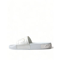 Dolce & Gabbana Elegant White Logo Slides