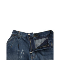 Dolce & Gabbana Chic High Waist Denim Hot Pants Shorts