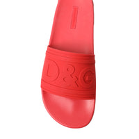 Dolce & Gabbana Radiant Red Men's Slide Sandals