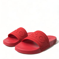 Dolce & Gabbana Radiant Red Men's Slide Sandals